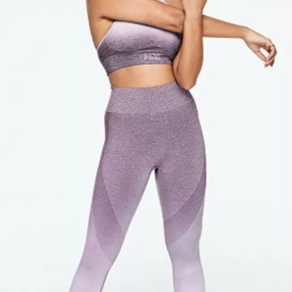 NWT Victoria's Secret Pink Seamless Leggings Sz L